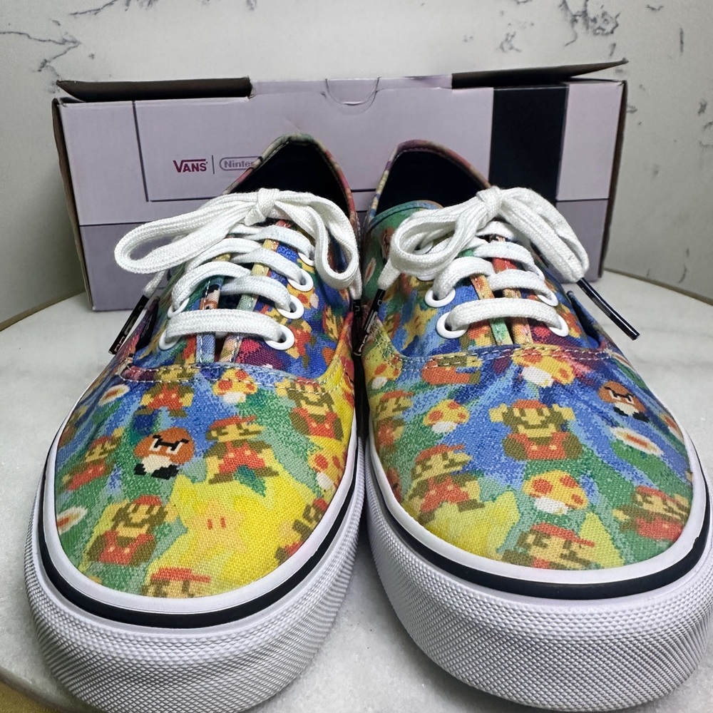 Vans Men’s Retro Nintendo Super Mario Bros Sneakers size 9 - Picture 5 of 7